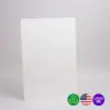 16W x 3-3/4L x 24H, Flat White Kraft Merchandise Bags
