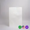 6-1/4W x 9-1/4L, Flat White Kraft Merchandise Bags