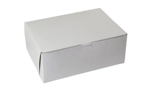 7L x 10W x 4H, White Bakery Boxes
