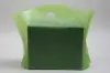 22W x 8D x 18H, Frosted Wavetop Plastic Shopping Bags, Citrus Green