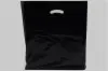 20W x 5D x 20H, Super Gloss Plastic Bags, Black Gloss