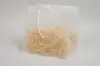 11W x 9D x 11H, Rope Handled Plastic Take-Out Bags, Frosted Clear
