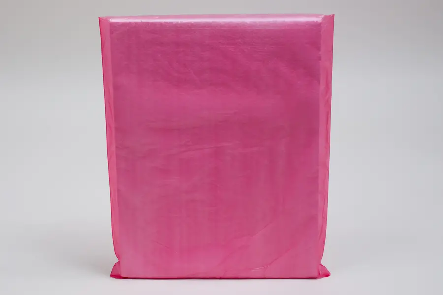 12W x 15H, Economy Plastic Shopping Bags - Colors, Red