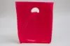 12W x 3D x 18H, Economy Plastic Shopping Bags - Colors, Red