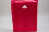 16W x 4D x 24H, Economy Plastic Shopping Bags - Colors, Red