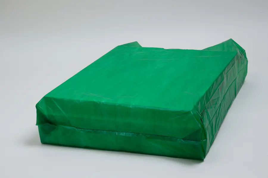 16W x 4D x 24H, Economy Plastic Shopping Bags - Colors, Dark Green