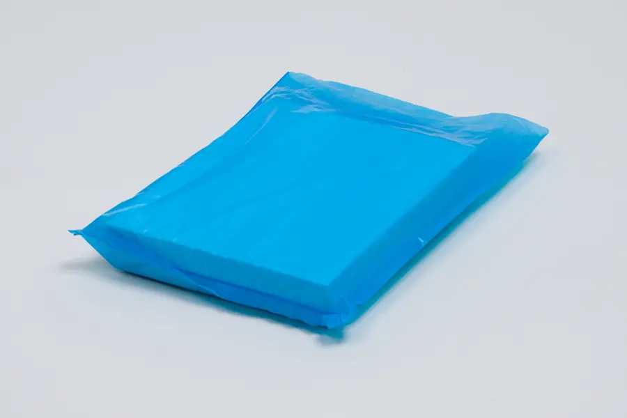 6-1/2W x 9-1/2H, Economy Plastic Shopping Bags - Colors, Dark Blue