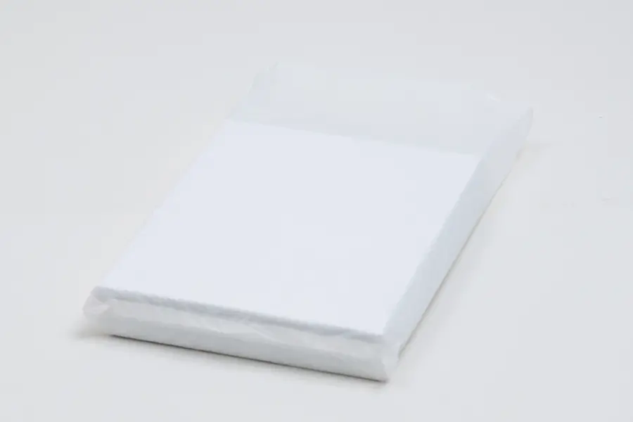 6-1/2W x 9-1/2H, Economy Plastic Shopping Bags - White, White