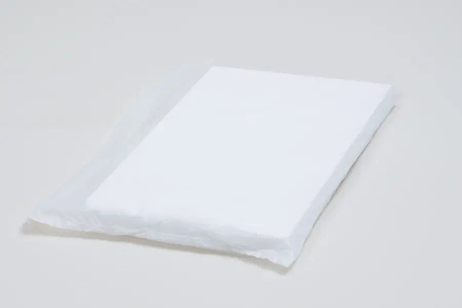 8-1/2W x 11H, Economy Plastic Shopping Bags - White, White