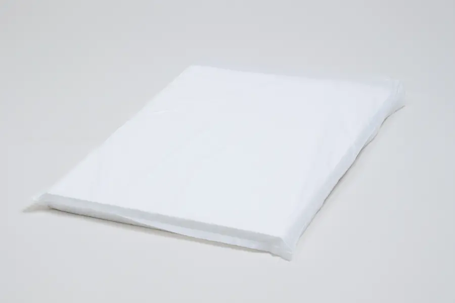 12W x 15H, Economy Plastic Shopping Bags - White, White