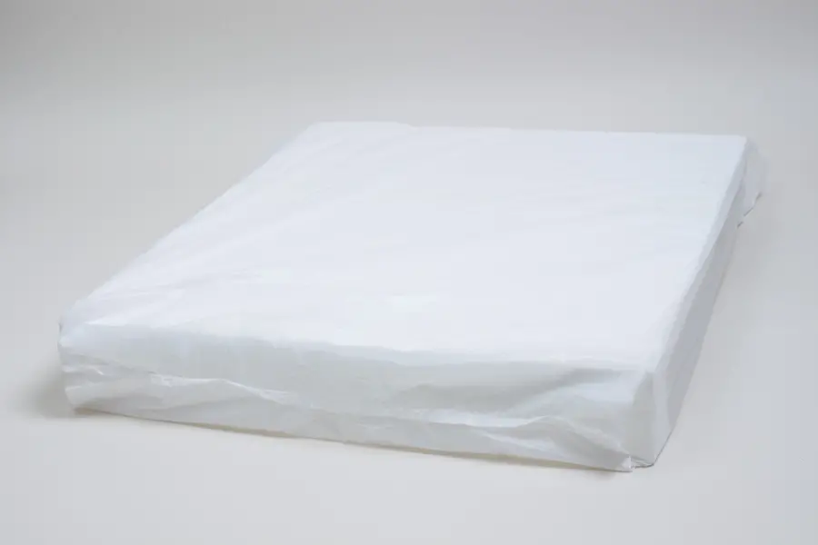 20W x 4D x 30H, Economy Plastic Shopping Bags - White, White