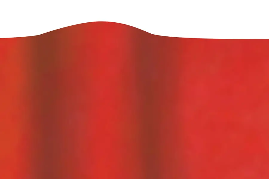 20W x 30L, Satin Wrap Colored Tissue Paper, Cherry Red