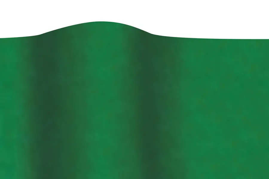 20W x 30L, Satin Wrap Colored Tissue Paper, Kelly Green