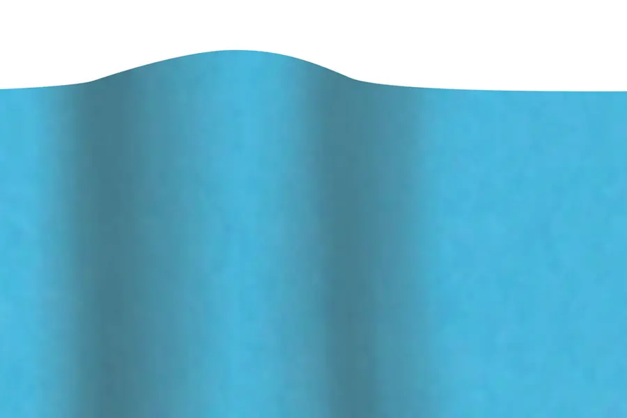 20W x 30L, Satin Wrap Colored Tissue Paper, Turquoise