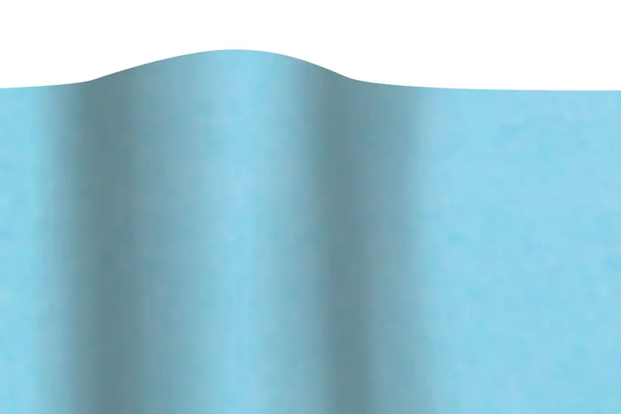 20W x 30L, Satin Wrap Colored Tissue Paper, Sky Blue