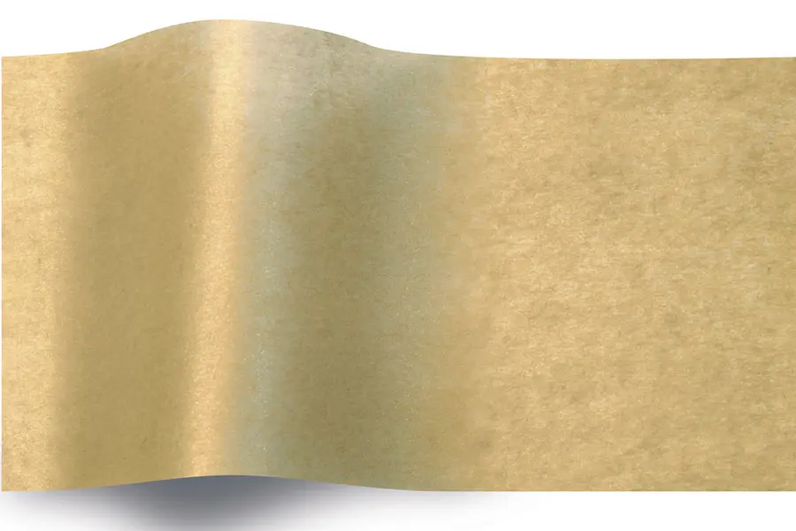 20W x 30L, Metallic Colored Tissue, Pearl Sungold