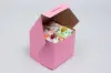 4L x 4W x 4H, Strawberry Pink Bakery Boxes
