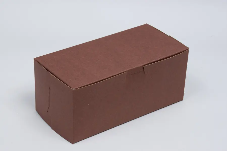 10L x 7W x 4H, Chocolate Cocoa Brown Bakery Boxes