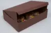 14L x 10W x 4H, Chocolate Cocoa Brown Bakery Boxes