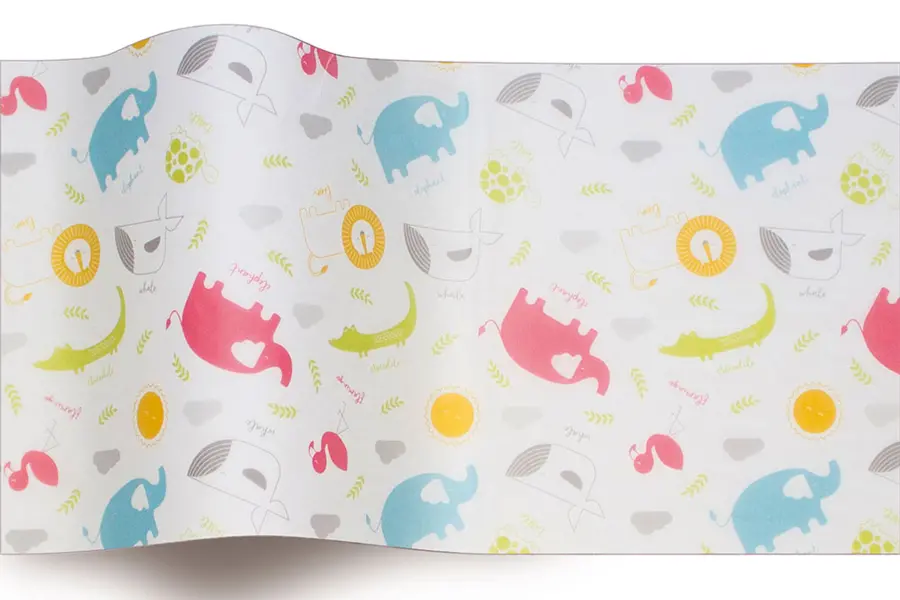 20W x 30L, Everyday Styled Tissue, Safari Park