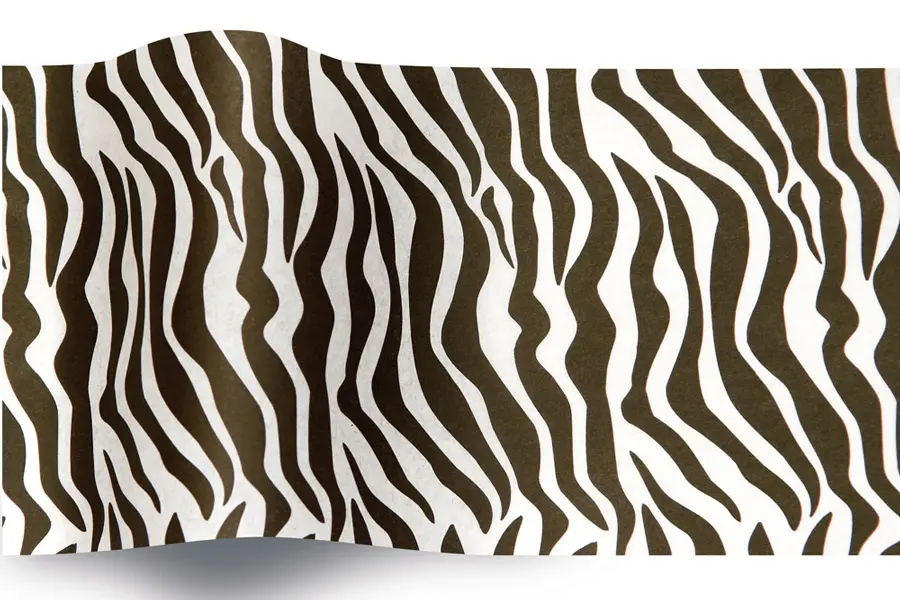 20W x 30L, Everyday Styled Tissue, Zebra