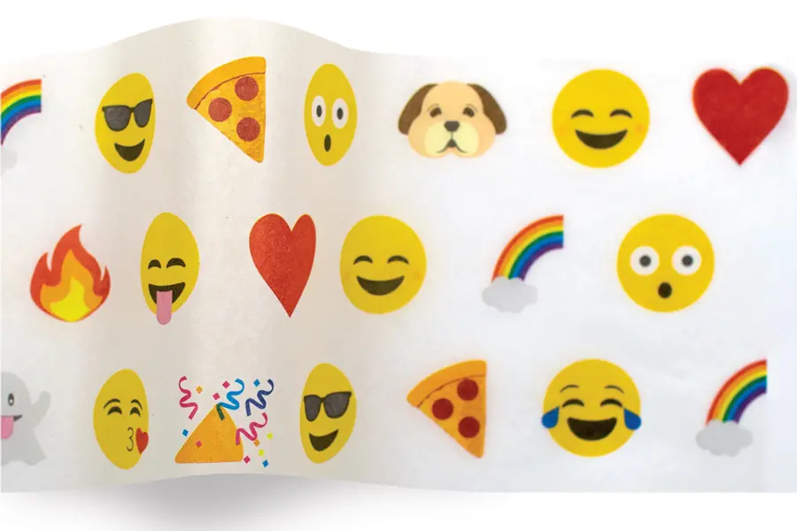 20W x 30L, Everyday Styled Tissue, Emoji