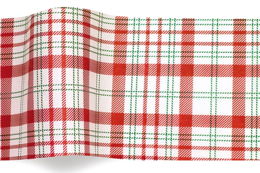 20W x 30L, Everyday Styled Tissue, Perfectly Plaid