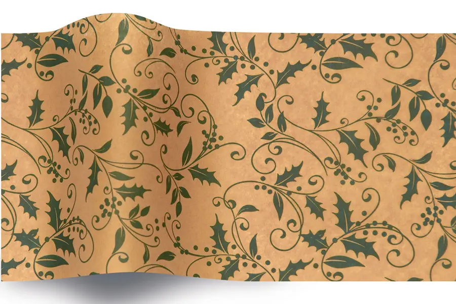 20W x 30L, Christmas and Valentines Style Tissue, Totally Holly