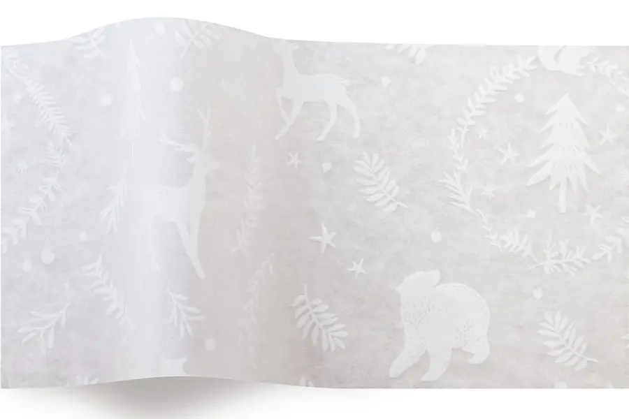 20W x 30L, Christmas and Valentines Style Tissue, Woodland Creatures