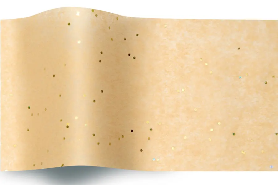 20W x 30L, Gemstone Sparkle Tissue Paper, Gold Dust Gemstone