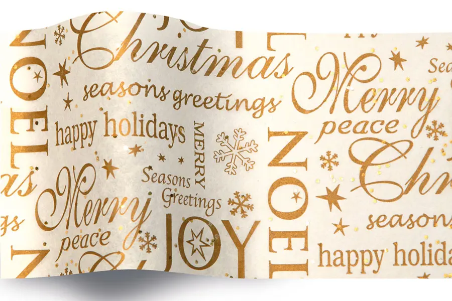 20W x 30L, Gemstone Sparkle Tissue Paper, Gemstone Noel