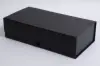 13-1/2L x 7W x 3-1/2H, Scratch Resistant Matte Finish Magnetic Boxes, Black Matte