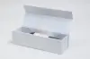 13-1/2L x 3-1/2W x 3-1/2H, Rigid Magnetic Wine Boxes, White Gloss, Single