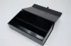 13-1/2L x 3-1/2W x 3-1/2H, Rigid Magnetic Wine Boxes, Black Gloss, Double