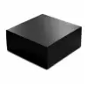 8L x 8W x 3H, Leatherette Magnetic Lid Gift Boxes, Black Leatherette