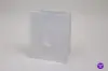 8W x 4D x 10H, Gloss Eurotote Bags with Rope Handles, Gloss White
