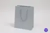 8W x 4D x 10H, Matte Eurotote Bags with Rope Handles, Matte Platinum