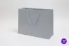 16W x 6D x 12H, Matte Eurotote Bags with Rope Handles, Matte Platinum