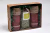 7-1/2W x 9-7/8L x 3-1/8H, Clear Lids, Ribbed Kraft