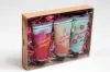 5-7/8W x 7-7/8L x 1-3/8H, Clear Lids, Ribbed Kraft