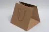 10W x 10D x 10H, Natural Kraft Eurototes with Rope Handles, Natural Kraft