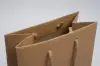 8W x 4-3/4D x 13-1/2H, Natural Kraft Eurototes with Rope Handles, Natural Kraft
