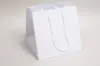 10W x 10D x 10H, White Kraft Eurototes with Rope Handles