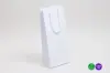 5-3/4W x 3-1/4D x 13H, White Kraft Eurototes with Rope Handles