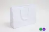 13W x 5D x 10H, White Kraft Eurototes with Rope Handles