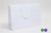 16W x 6D x 12H, White Kraft Eurototes with Rope Handles