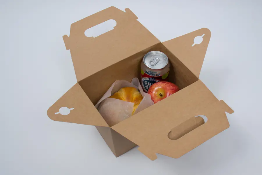 5L x 9-1/2W x 5H, Everyday Gable Boxes, Natural Kraft