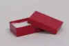 3L x 2-1/8W x 1H, 2-Piece Set-Up Jewelry Boxes w/Fiber Insert, Cherry Red