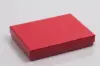 5L x 6W x 1H, 2-Piece Set-Up Jewelry Boxes w/Fiber Insert, Cherry Red