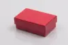 3L x 2-1/8W x 1H, 2-Piece Set-Up Jewelry Boxes w/Fiber Insert, Cherry Red
